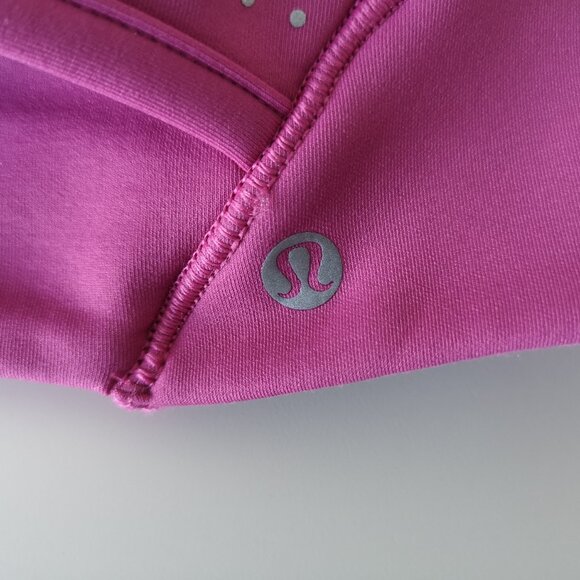 NWT LULULEMON PLYC Pink Brushed Tech Fleece Run For It All Beanie Hat Women's OS - Picture 8 of 10